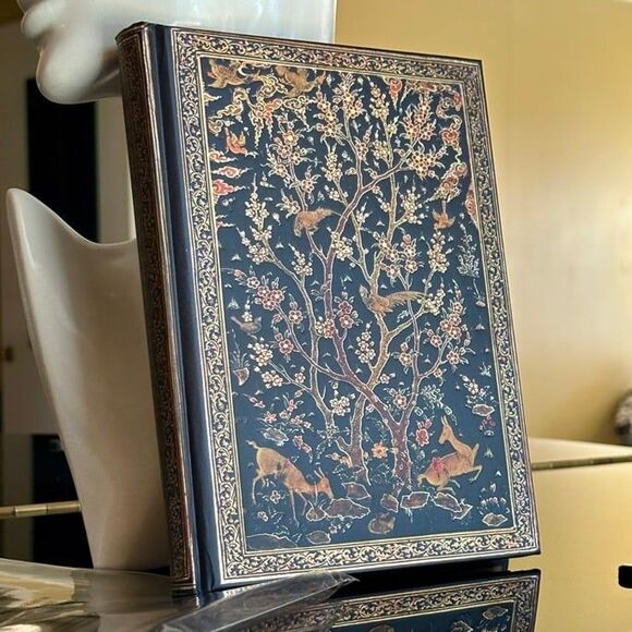 NWT Peter Pauper Press Persian Grove Journal Embossed Book Bound Gilded Edges - Picture 6 of 12